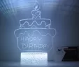 Đèn LED 3D quà tặng đặc biệt 3 màu Happy Birthday